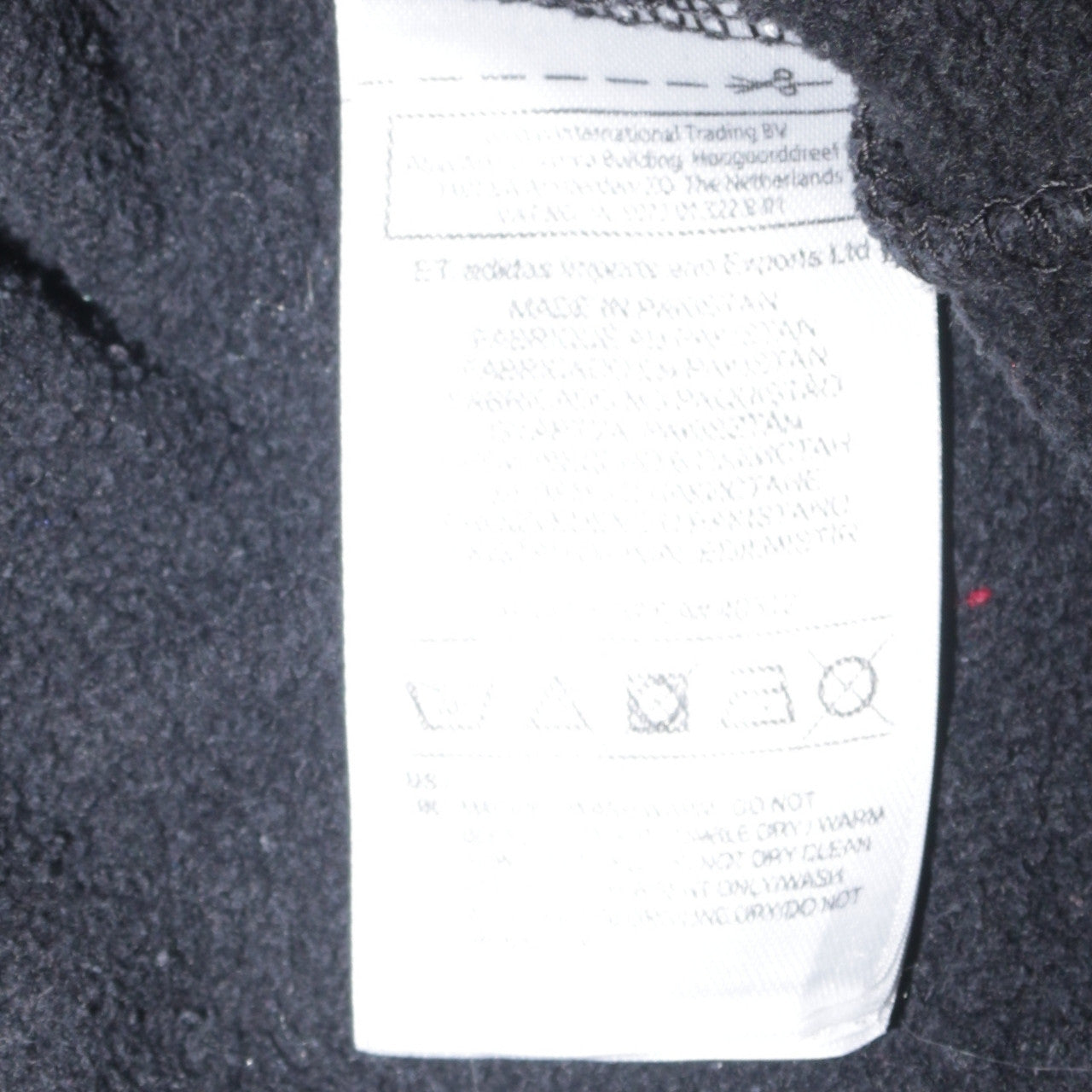 Mens UK Size M adidas Black Pullover Hoodie