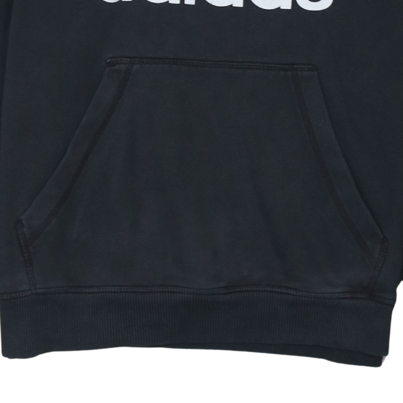 Mens UK Size M adidas Black Pullover Hoodie