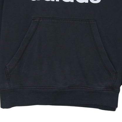 Mens UK Size M adidas Black Pullover Hoodie