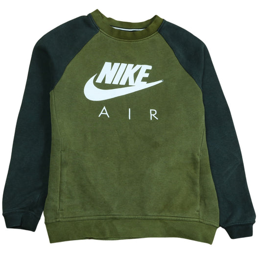 Mens UK Size S Nike Green Pullover Sweatshirt