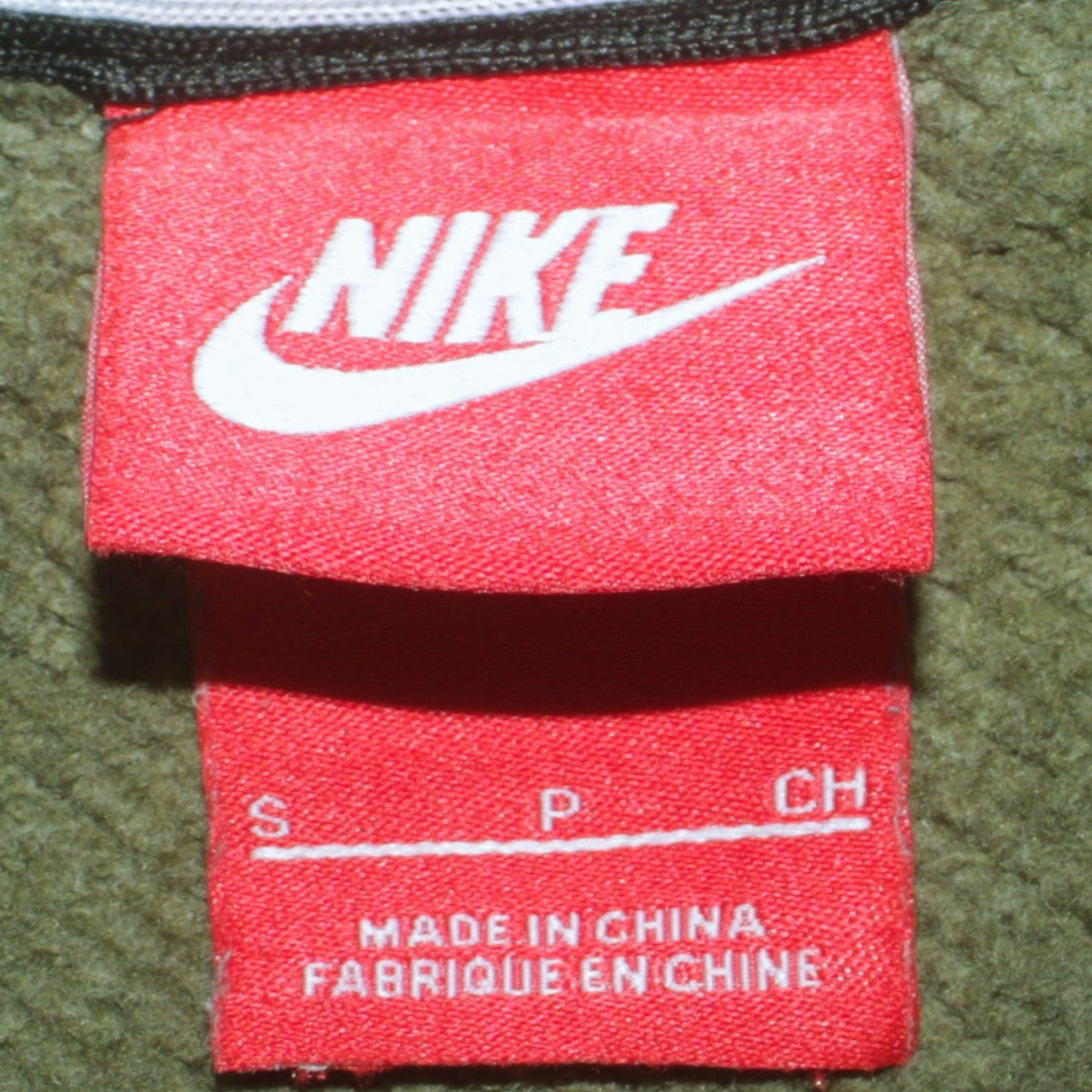Mens UK Size S Nike Green Pullover Sweatshirt