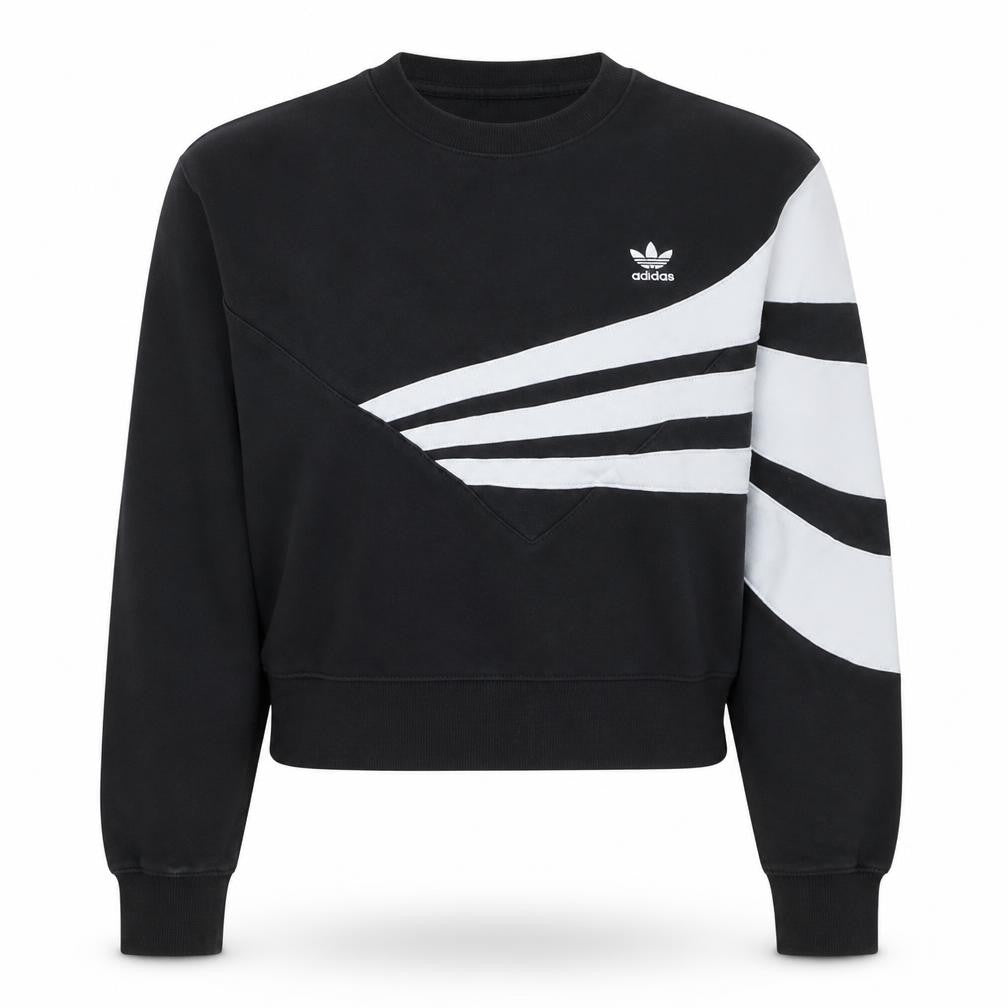 Womens UK Size 10 adidas Black Pullover Sweatshirt