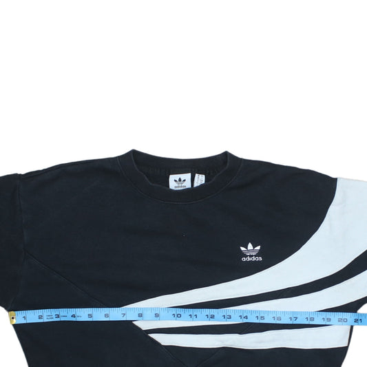 Womens UK Size 10 adidas Black Pullover Sweatshirt