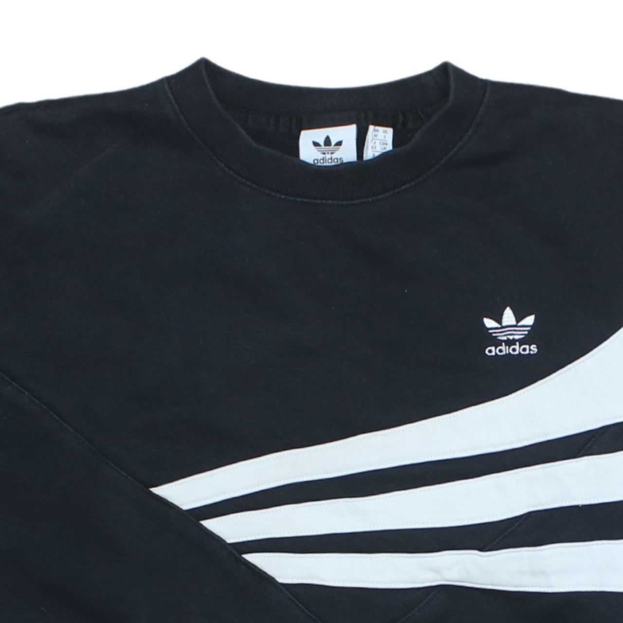 Womens UK Size 10 adidas Black Pullover Sweatshirt