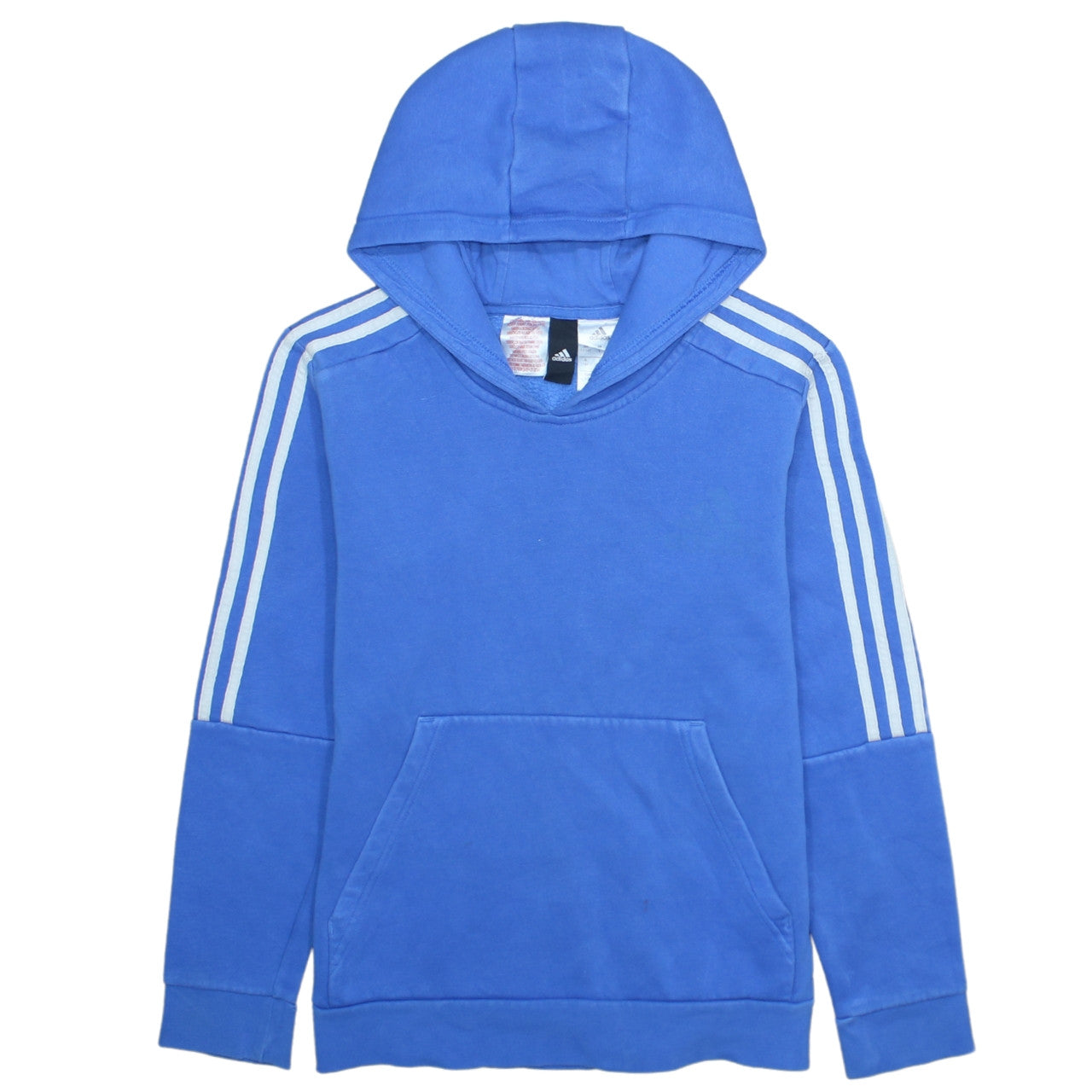 Boys UK Size 13-14 Years adidas Blue Pullover Hoodie