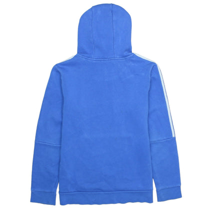 Boys UK Size 13-14 Years adidas Blue Pullover Hoodie