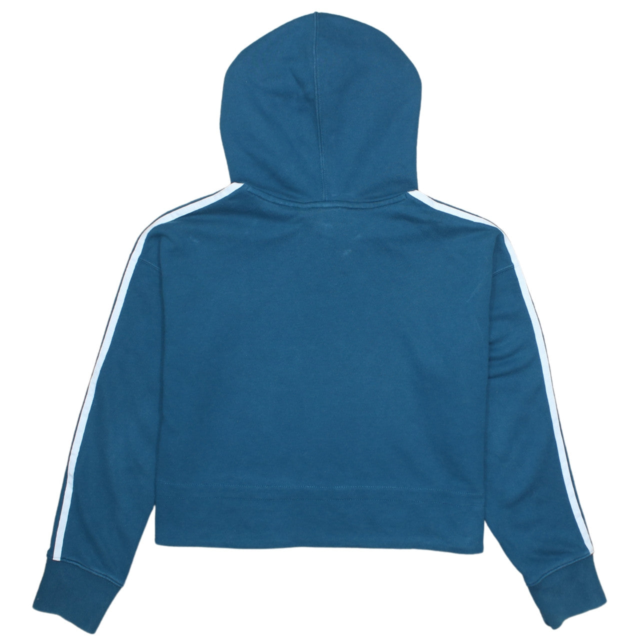 Womens UK Size 10 adidas Blue Pullover Hoodie