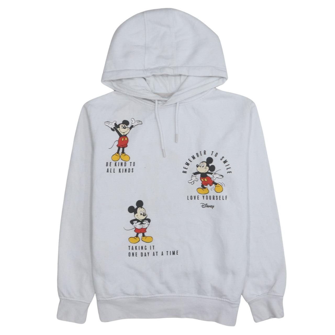 Womens UK Size XS Disney White Pullover Hoodie