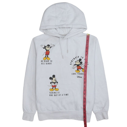 Womens UK Size XS Disney White Pullover Hoodie