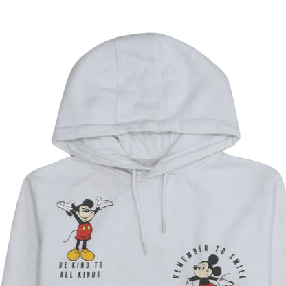 Womens UK Size XS Disney White Pullover Hoodie