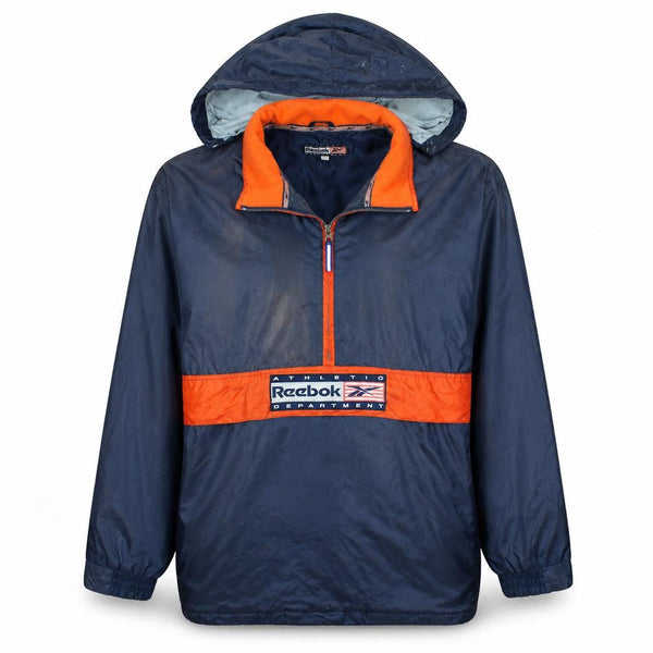 Mens UK Size L Reebok Blue Anorak Coat