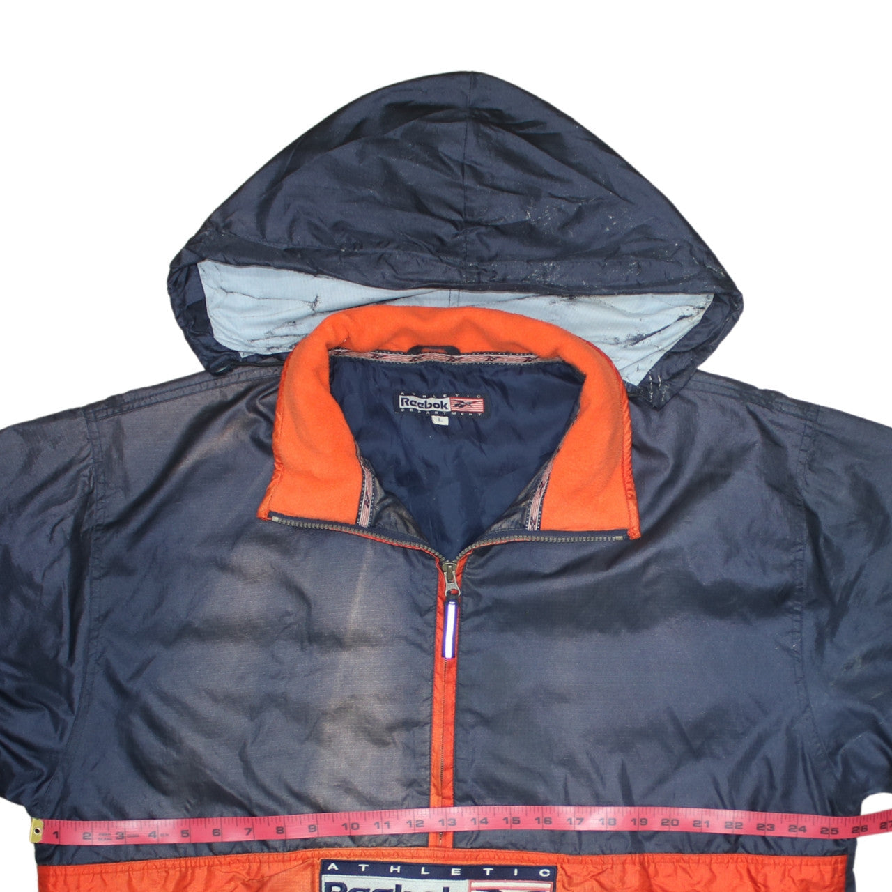 Mens UK Size L Reebok Blue Anorak Coat