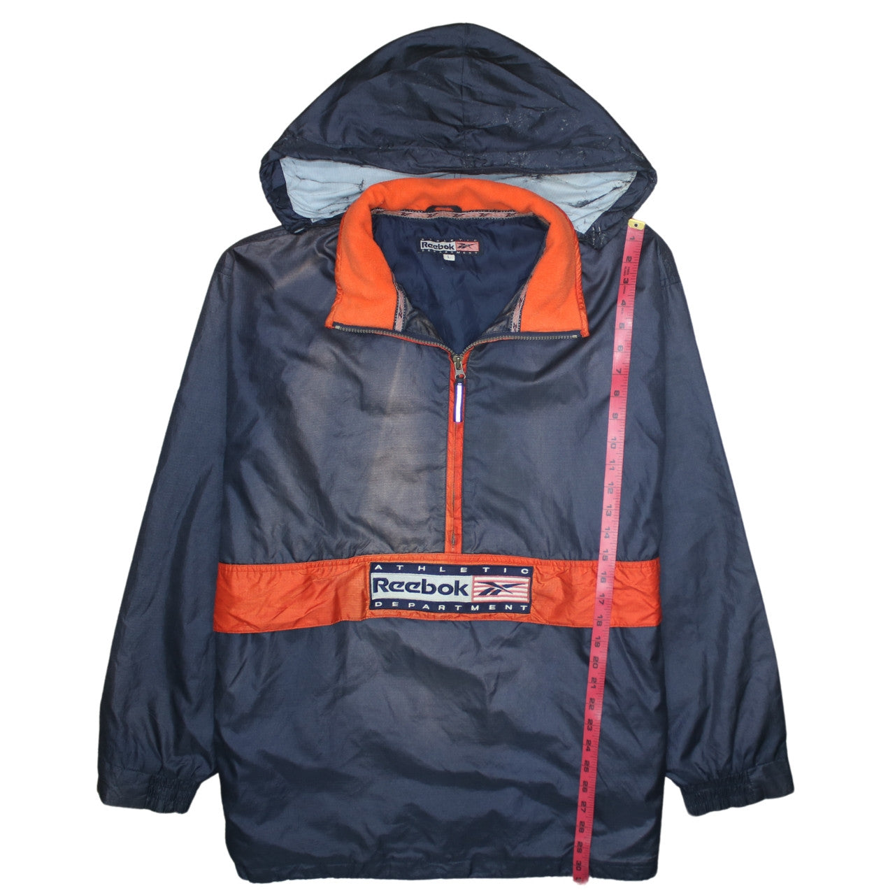 Mens UK Size L Reebok Blue Anorak Coat