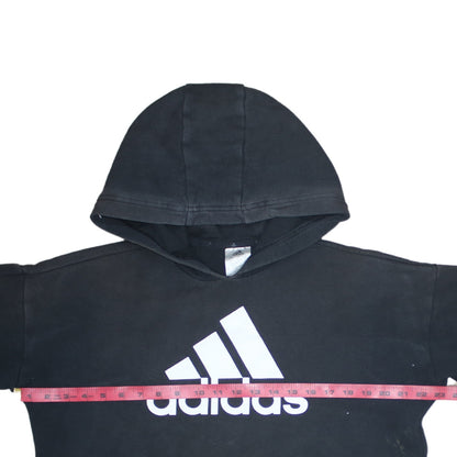 Womens UK Size M adidas Black Pullover Hoodie
