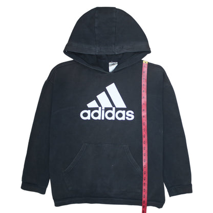 Womens UK Size M adidas Black Pullover Hoodie