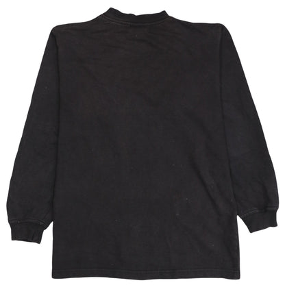 Adidas Boys Black 2XL Pullover Sweatshirt with Large Logo