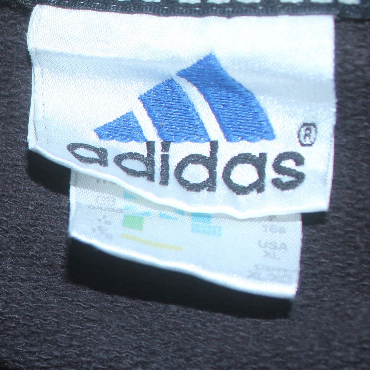Adidas Boys Black 2XL Pullover Sweatshirt with Large Logo