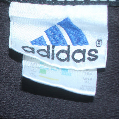 Adidas Boys Black 2XL Pullover Sweatshirt with Large Logo