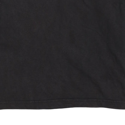 Adidas Boys Black 2XL Pullover Sweatshirt with Large Logo