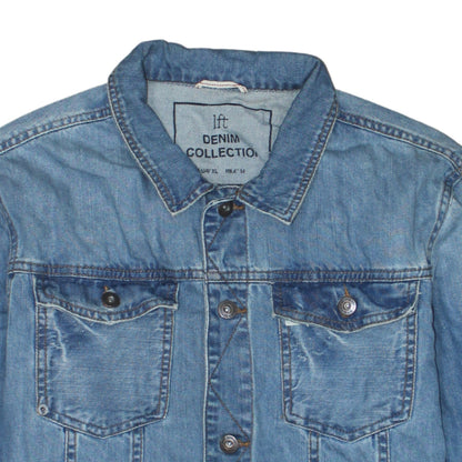 Womens UK Size 14 LFT Blue Basic Jacket