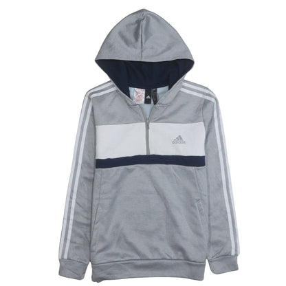Boys UK Size 13-14 Years adidas Grey Pullover Hoodie