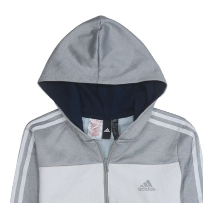 Boys UK Size 13-14 Years adidas Grey Pullover Hoodie