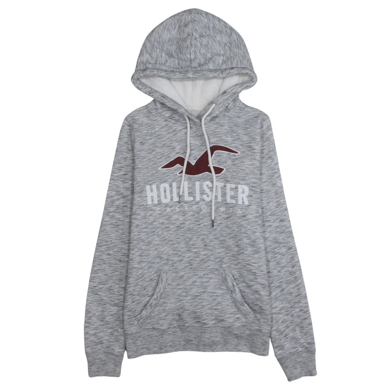 Womens UK Size XS Hollister Grey Pullover Hoodie
