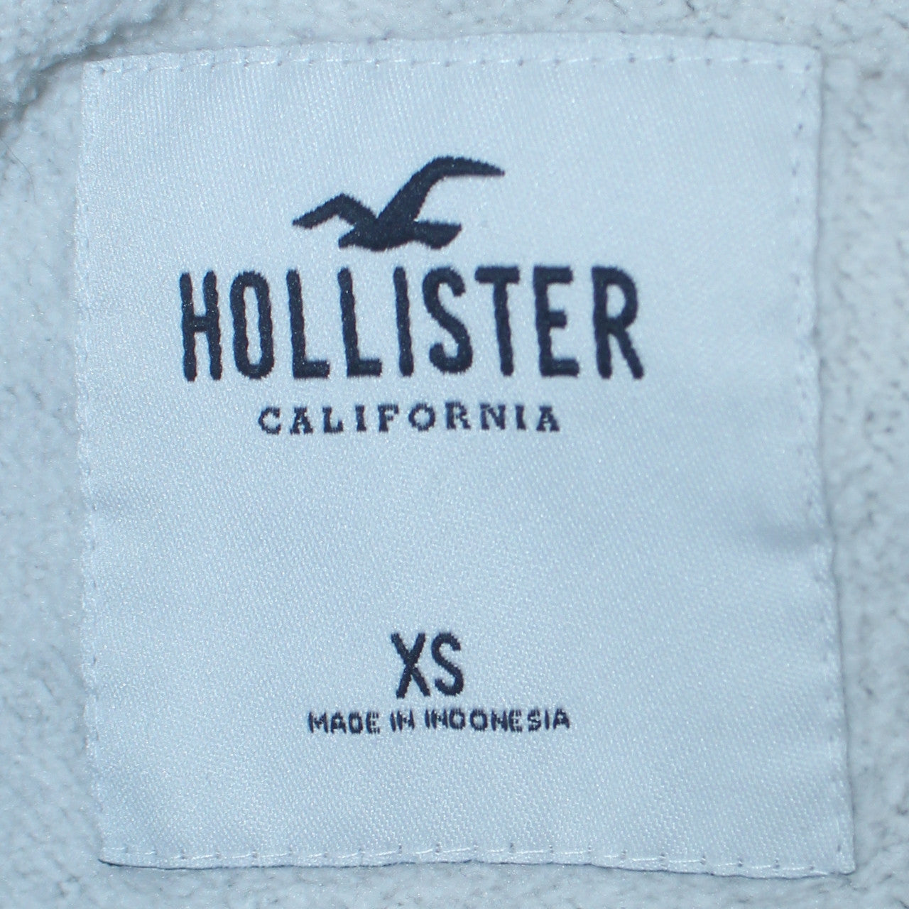 Womens UK Size XS Hollister Grey Pullover Hoodie