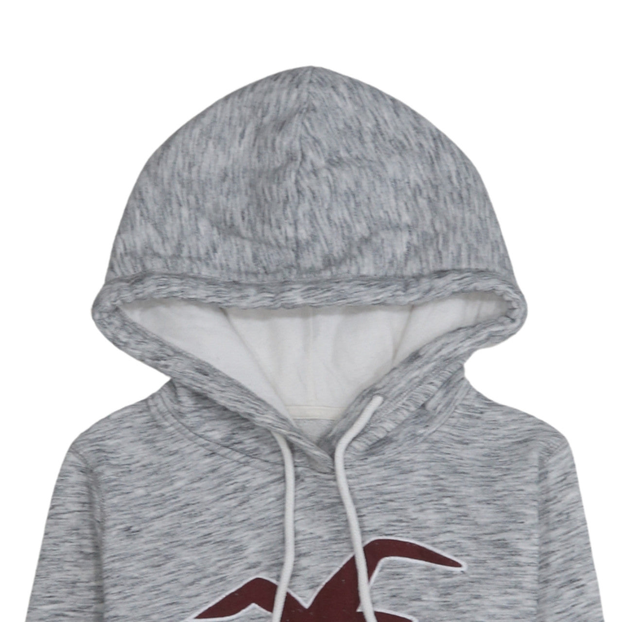 Womens UK Size XS Hollister Grey Pullover Hoodie