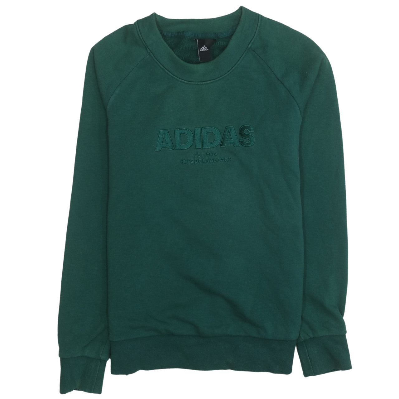 Womens UK Size S adidas Green Pullover Sweatshirt