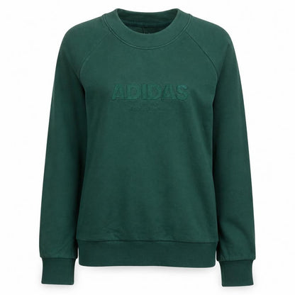 Womens UK Size S adidas Green Pullover Sweatshirt
