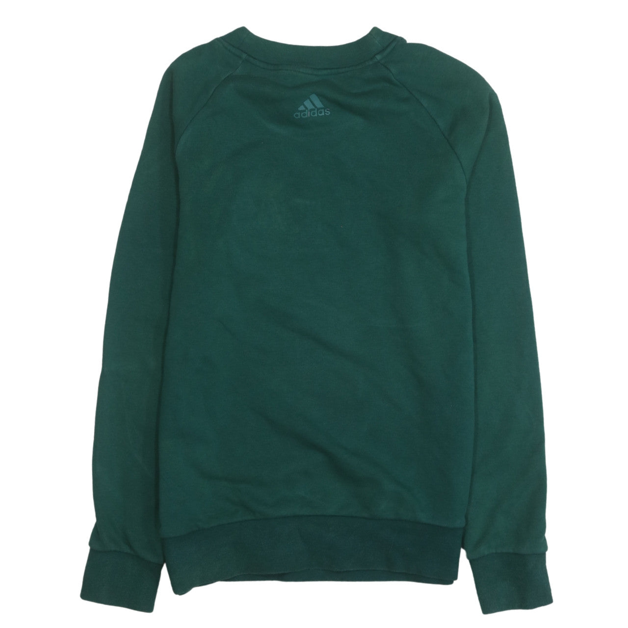 Womens UK Size S adidas Green Pullover Sweatshirt