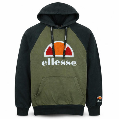 Mens UK Size S ellesse Green Pullover Hoodie