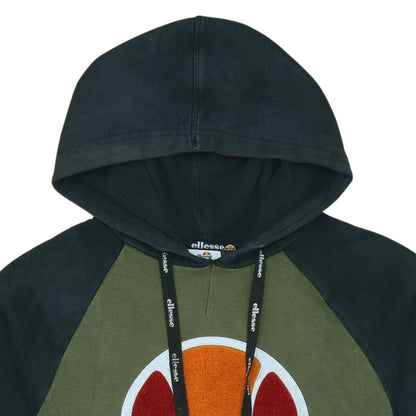 Mens UK Size S ellesse Green Pullover Hoodie