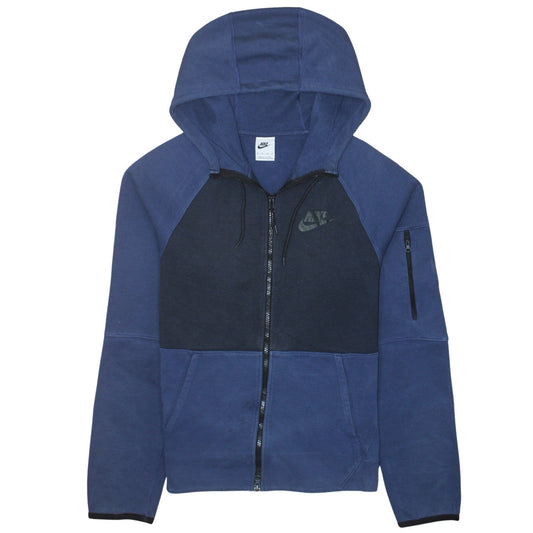 Mens UK Size XS Nike Blue Full Zip Hoodie