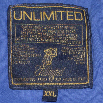 Womens UK Size 2XL Unlimited Blue Varsity Jacket