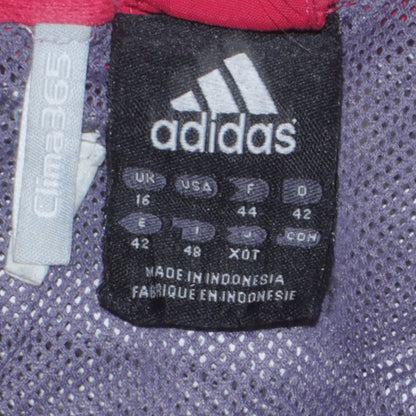 Womens UK Size 16 adidas Red Running & Jogging Walking Gym & Training Jacket