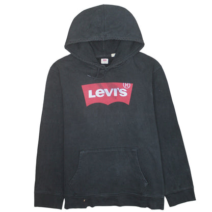 Mens UK Size XL Levi's Black Pullover Hoodie