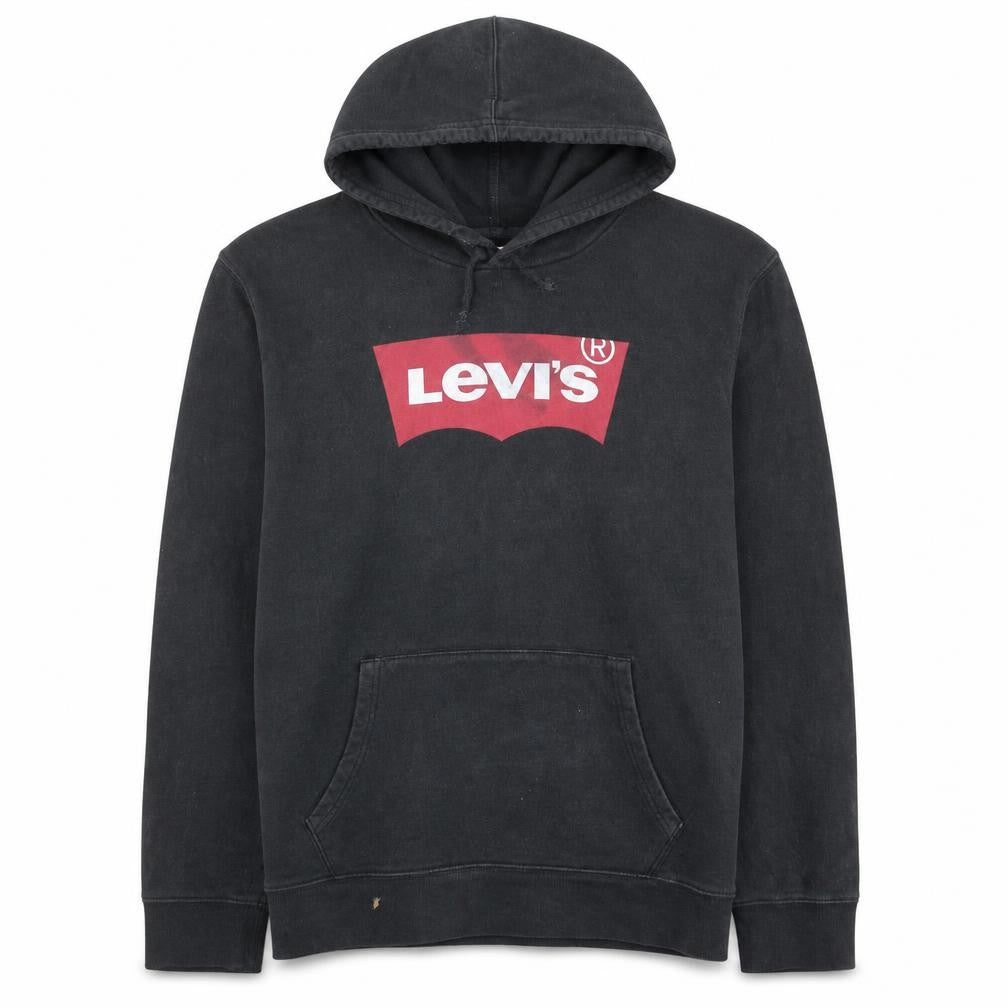Mens UK Size XL Levi's Black Pullover Hoodie