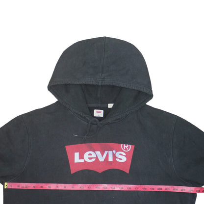 Mens UK Size XL Levi's Black Pullover Hoodie