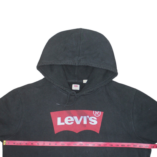 Mens UK Size XL Levi's Black Pullover Hoodie