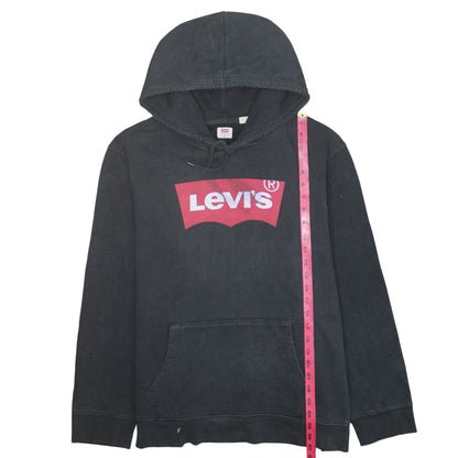 Mens UK Size XL Levi's Black Pullover Hoodie