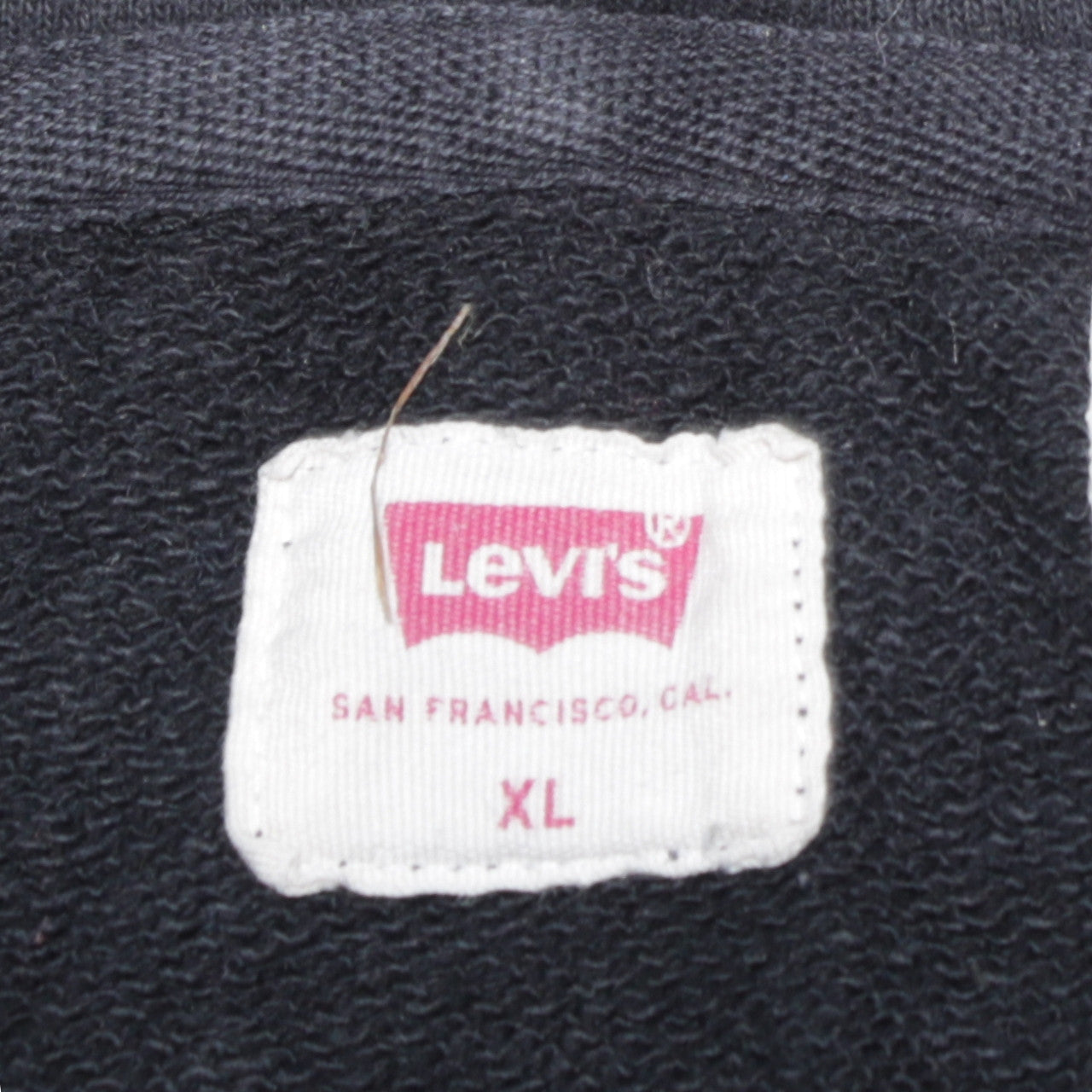 Mens UK Size XL Levi's Black Pullover Hoodie