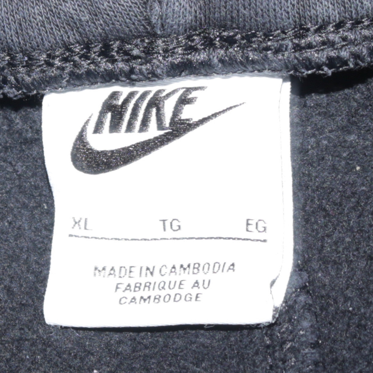Mens UK Size XL Nike Regular Fit Jogger Black Trousers