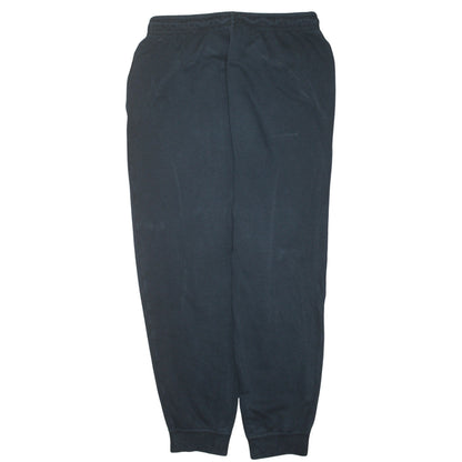 Nike Men's Black XL Fleece Sweatpants with Logo and Drawstring Waist