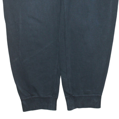 Nike Men's Black XL Fleece Sweatpants with Logo and Drawstring Waist