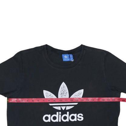 Womens UK Size 16 adidas Black Basic T-Shirt