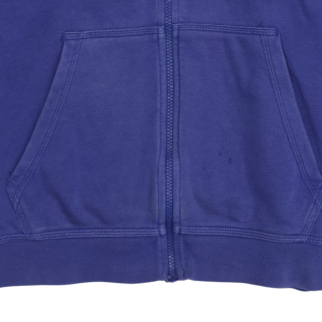 Womens UK Size M Nike Blue Full Zip Hoodie