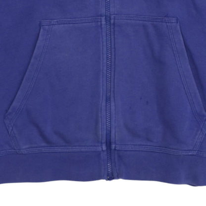 Womens UK Size M Nike Blue Full Zip Hoodie