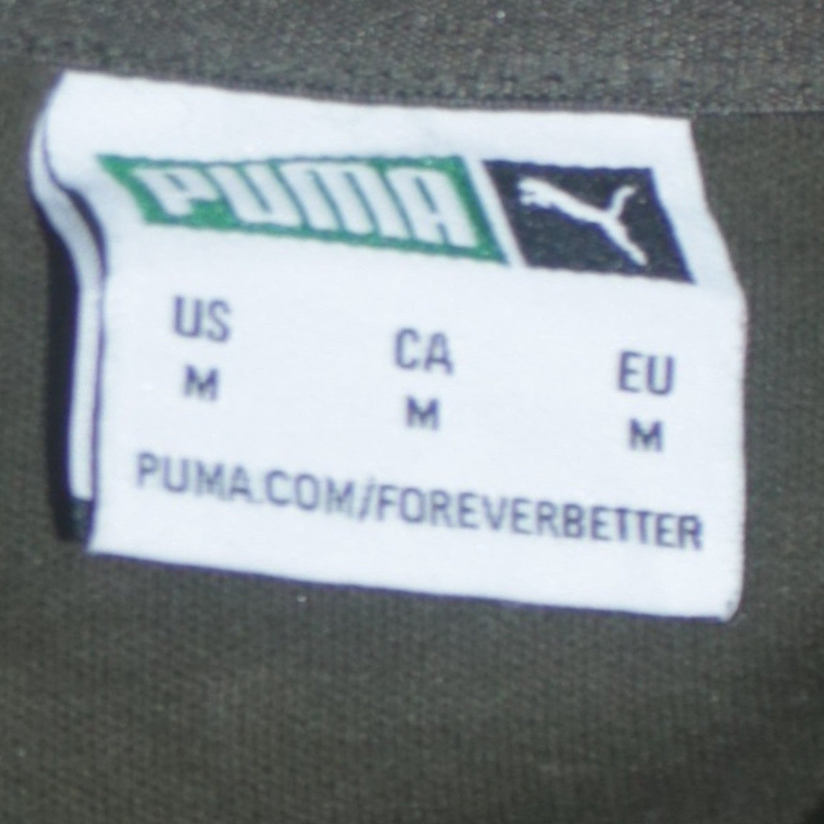 Mens UK Size M PUMA Green Pullover Sweatshirt